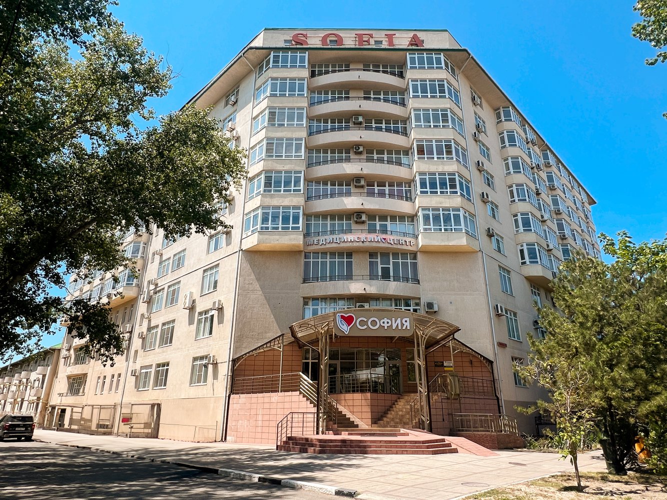 в санаторно-курортном комплексе